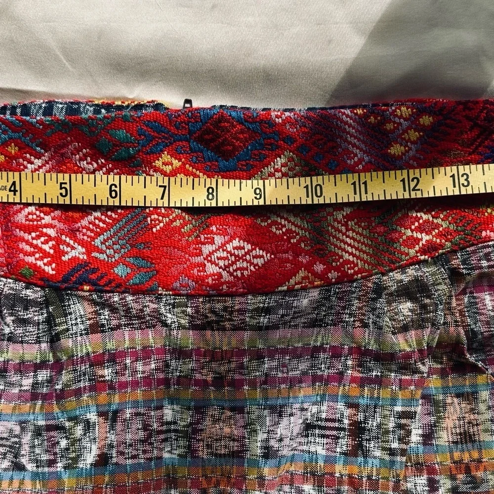 Liz Alig fair trade multi‎ pattern skirt size small